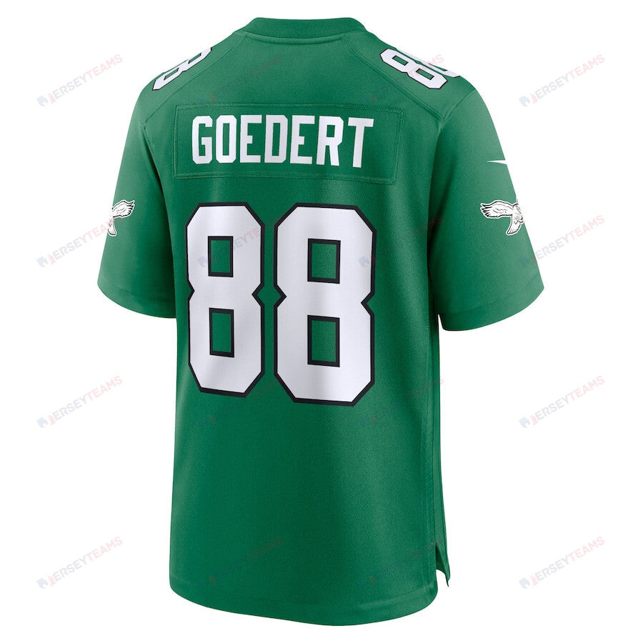 Dallas Goedert 88 Philadelphia Eagles Alternate Game YOUTH Jersey - Kelly Green