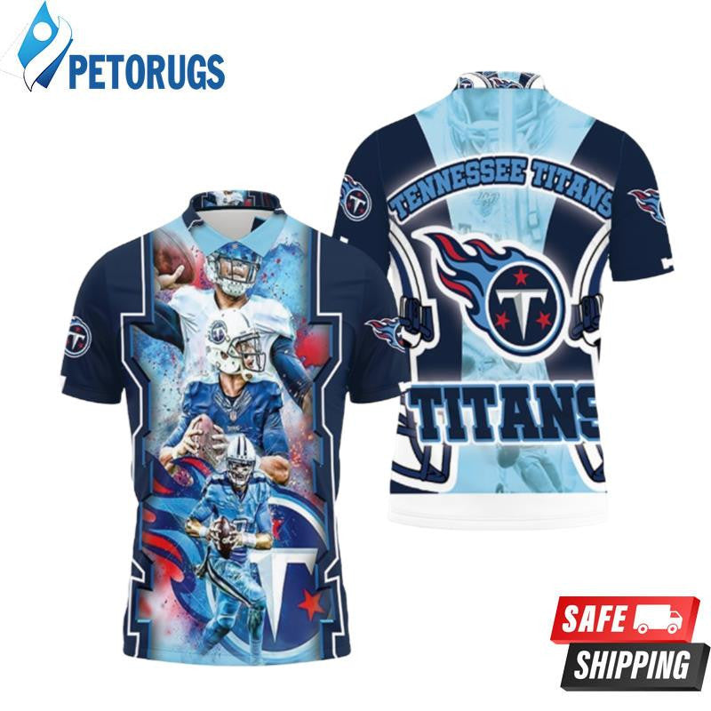 Tennessee Titans Super Bowl 2021 Afc South Division Champions Printed Polo Shirt