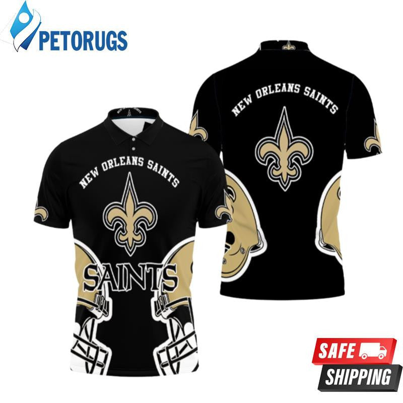 New Orleans Saints Printed Polo Shirt