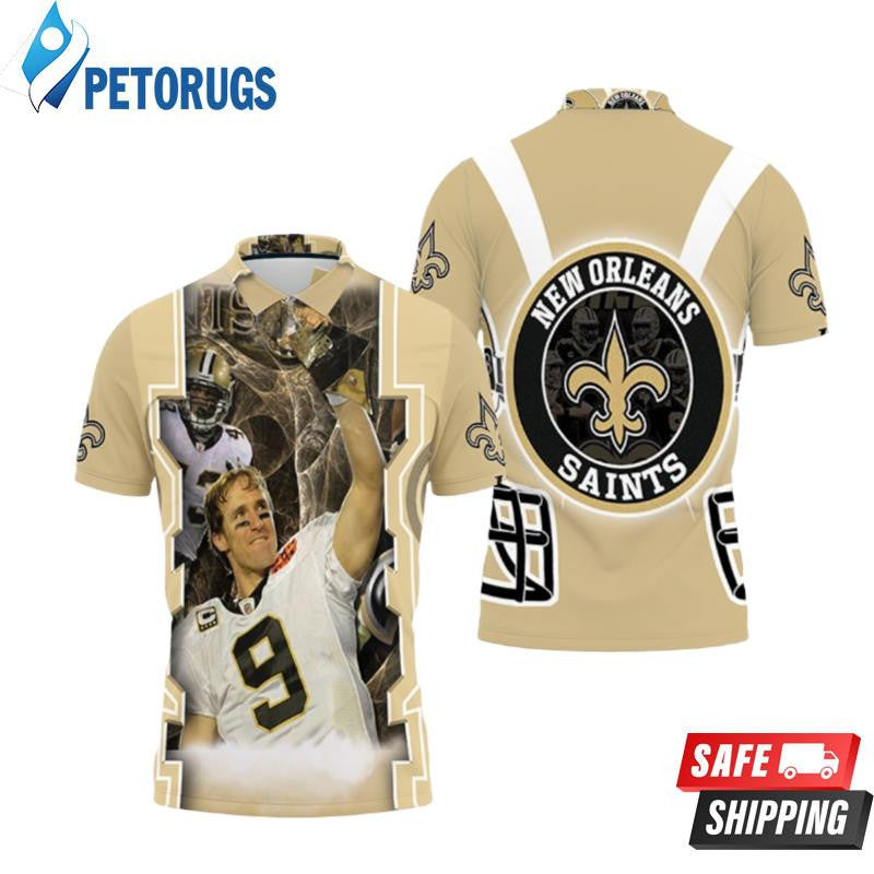 New Orleans Saints Players Printed Polo Shirt