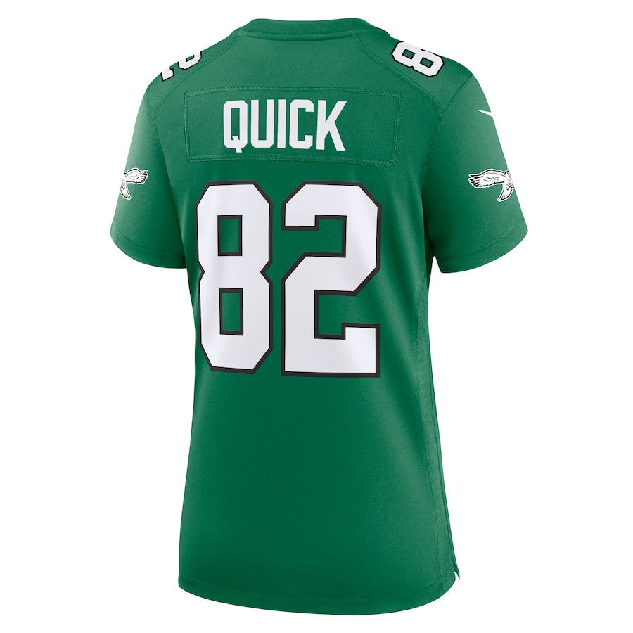 Mike Quick 82 Philadelphia Eagles Women Alternate Game Jersey - Kelly Green