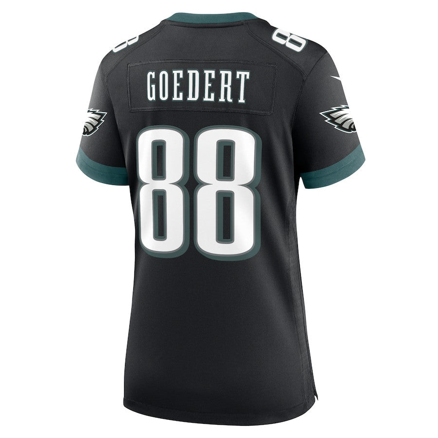 Dallas Goedert 88 Philadelphia Eagles Alternate Game Women Jersey - Black