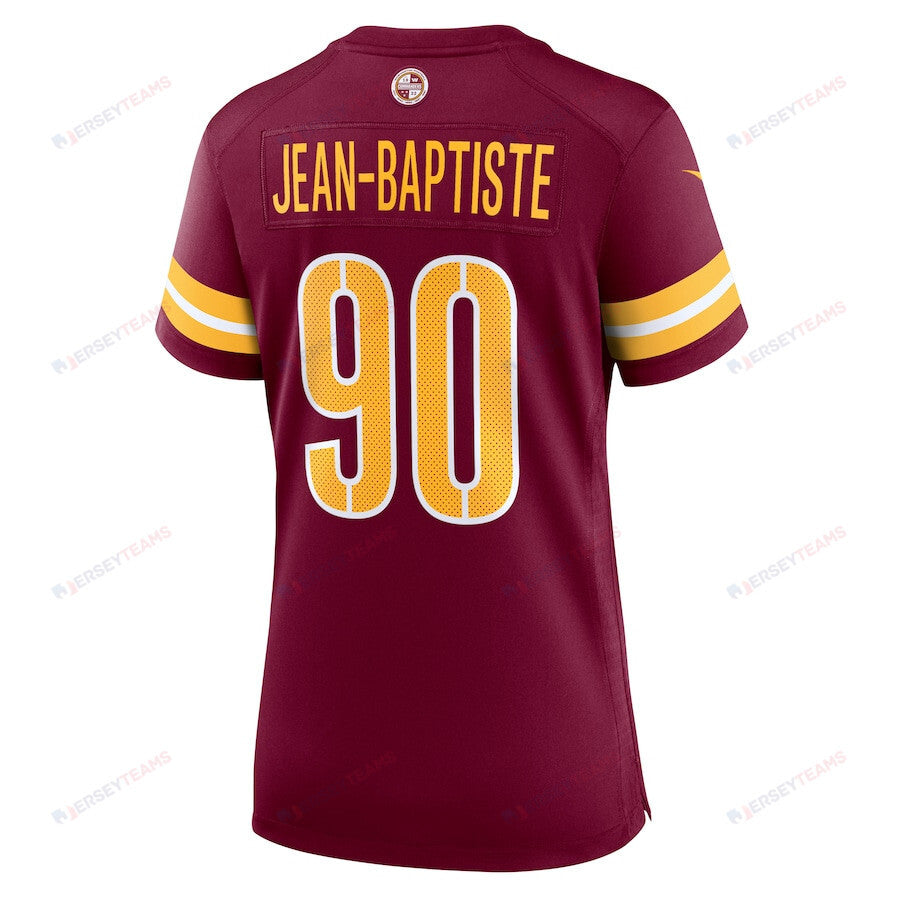 Javontae Jean-Baptiste 90 Washington Commanders Women's Game Jersey - Burgundy
