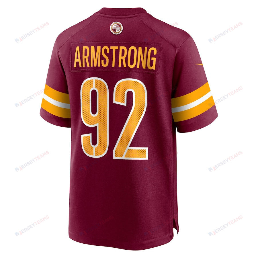 Dorance Armstrong 92 Washington Commanders Game Men Jersey - Burgundy