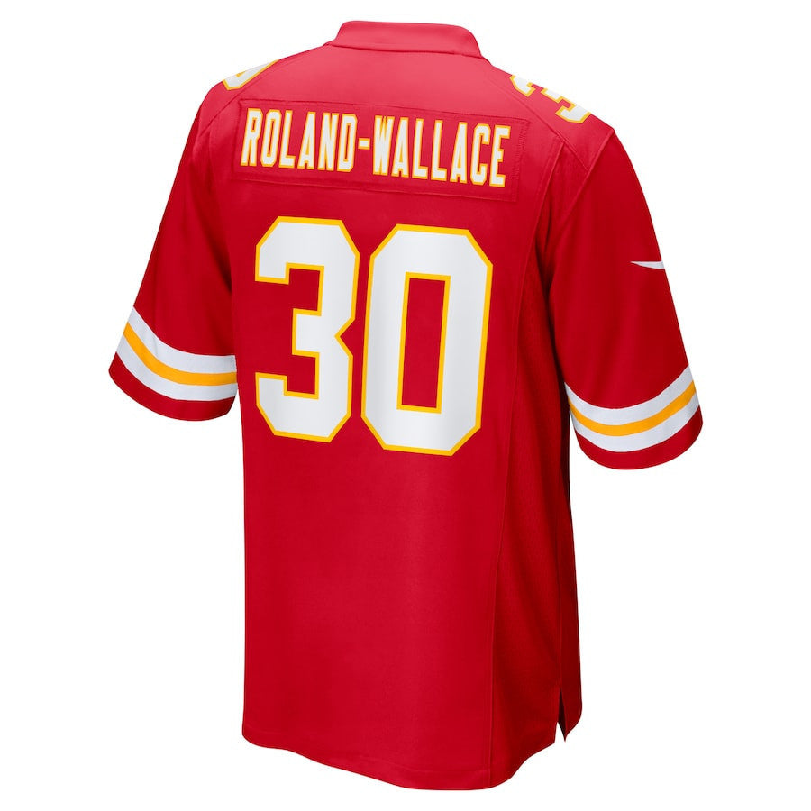 Chris Roland-Wallace 30 Kansas City Chiefs Game Men Jersey - Red