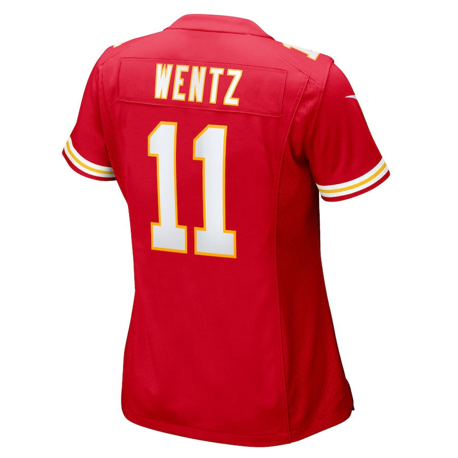 Carson Wentz 11 Kansas City Chiefs Women's Game Jersey - Red