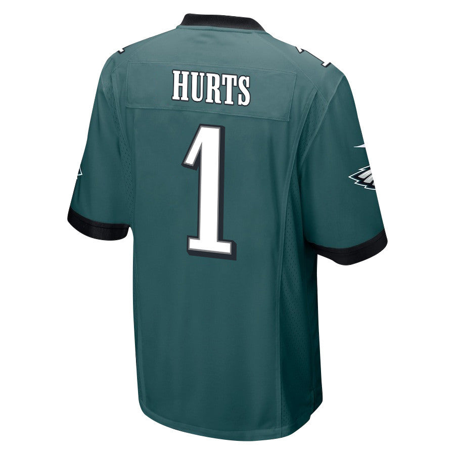 Jalen Hurts 1 Philadelphia Eagles 'Hurtin' For a Title' Game Men Jersey - Midnight Green