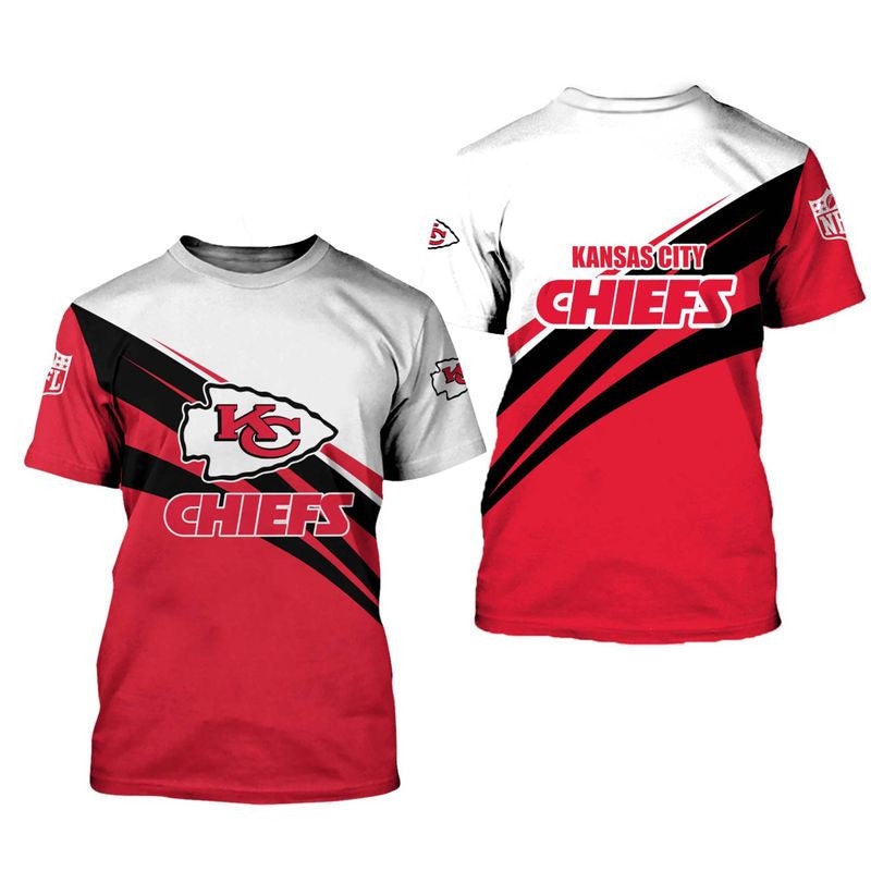 Kansas City Chiefs Limited Edition All Over Printed T-Shirt - White/Red