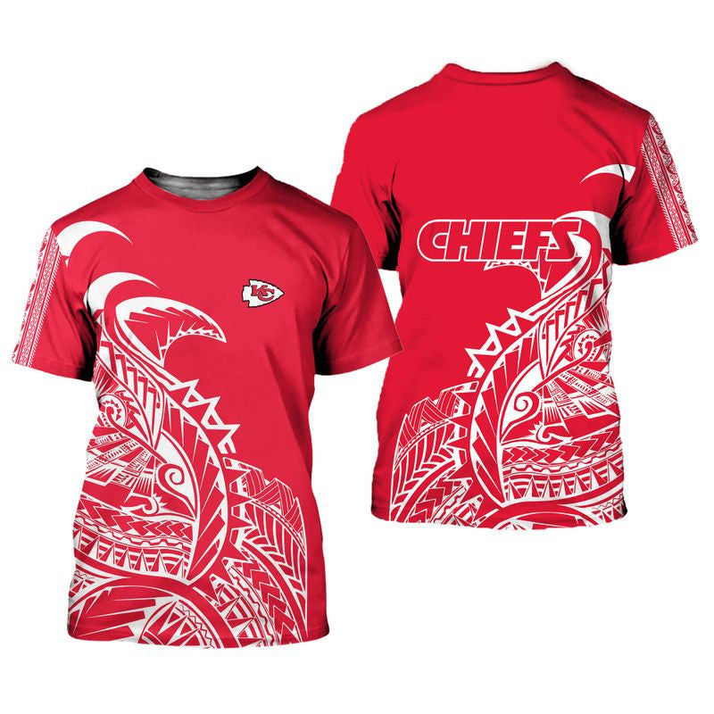 Kansas City Chiefs Bandana Limited Edition All Over Printed T-Shirt - Red
