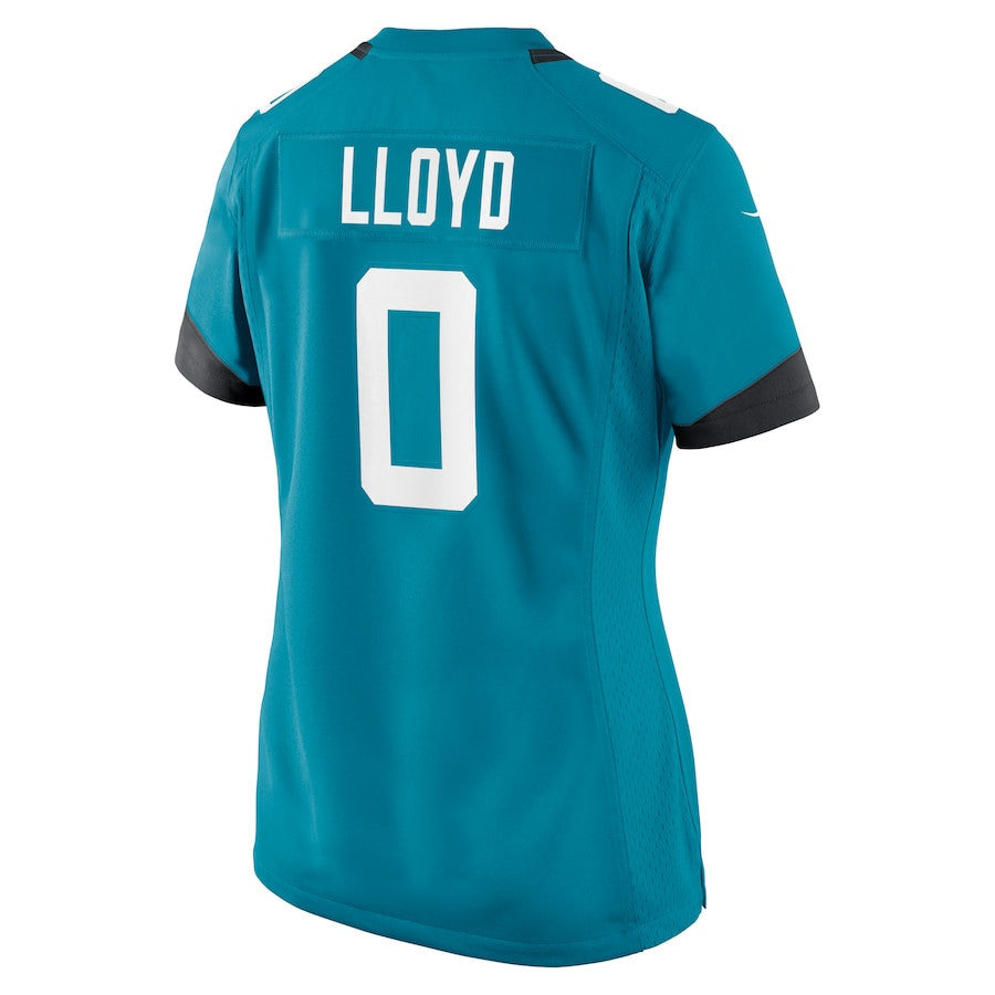Devin Lloyd 0 Jacksonville Jaguars Women's Team Game Jersey - Teal