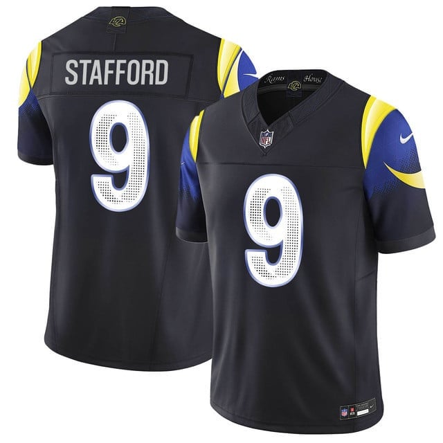 Matthew Stafford 9 Los Angeles Rams Vapor F.U.S.E. Limited Rivalry Series Men Jersey - Black