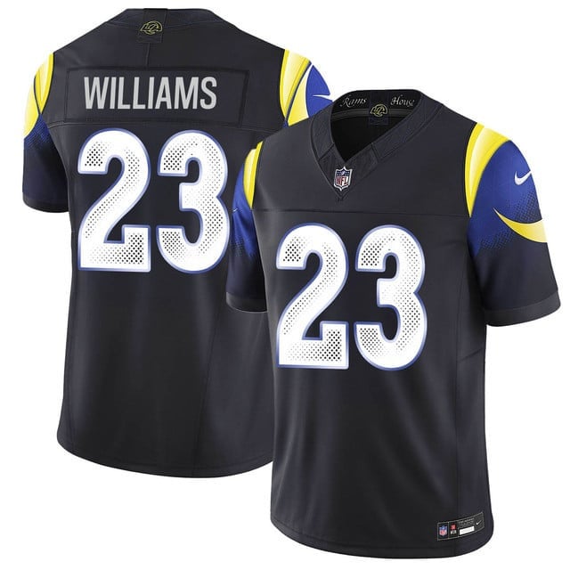 Kyren Williams 23 Los Angeles Rams Vapor F.U.S.E. Limited Rivalry Series Men Jersey - Black