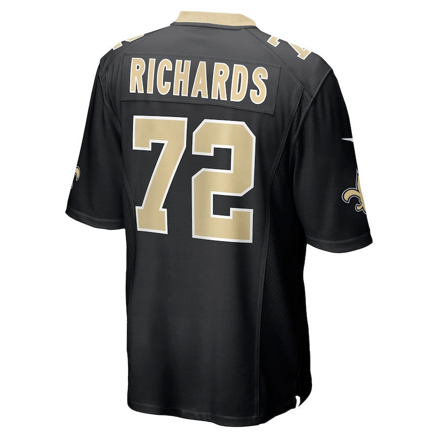 Asim Richards 72 New Orleans Saints Team Game Men Jersey - Black