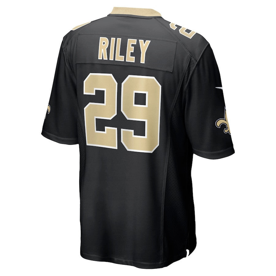 Quincy Riley 29 New Orleans Saints Team Game Men Jersey - Black