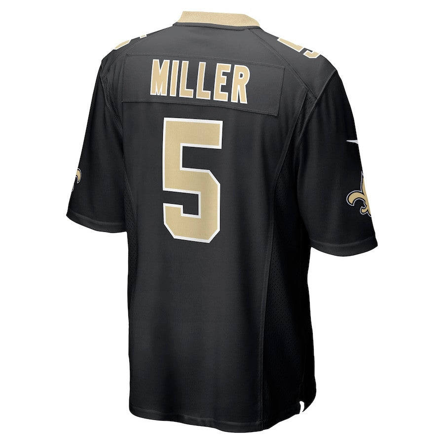 Kendre Miller 5 New Orleans Saints Team Game Men Jersey - Black