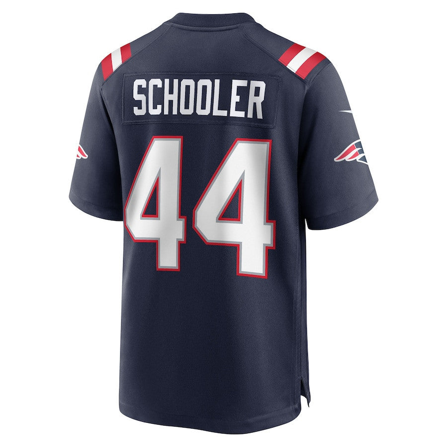 Brenden Schooler 44 New England Patriots Team Game Men Jersey - Navy