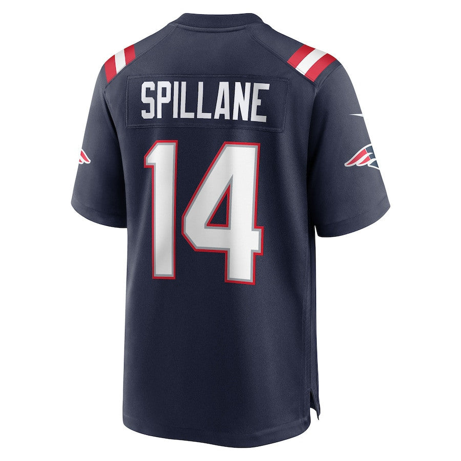 Robert Spillane 14 New England Patriots Team Game Men Jersey - Navy