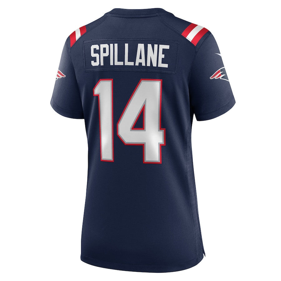 Robert Spillane 14 New England Patriots Women's Team Game Jersey - Navy