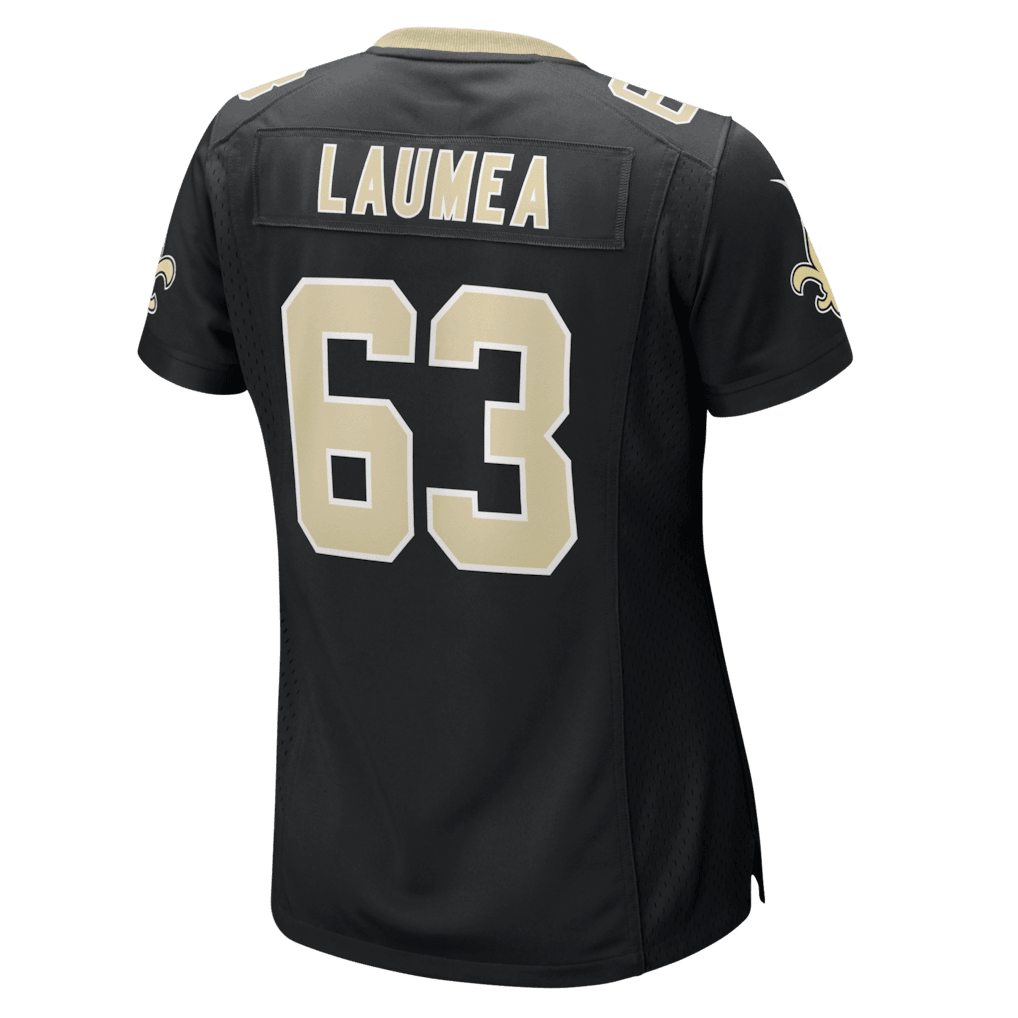 Sataoa Laumea 63 New Orleans Saints Women's Team Game Jersey - Black