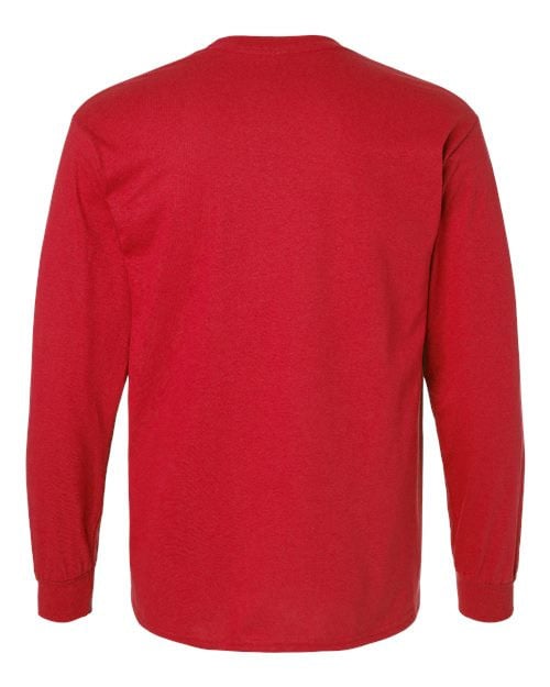 New England Patriots Long Sleeve T-Shirt Running Player Graphic - Red