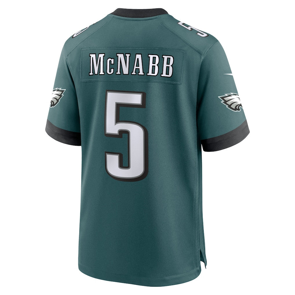 Donovan McNabb 5 Philadelphia Eagles Team Retired Game Men Jersey - Midnight Green