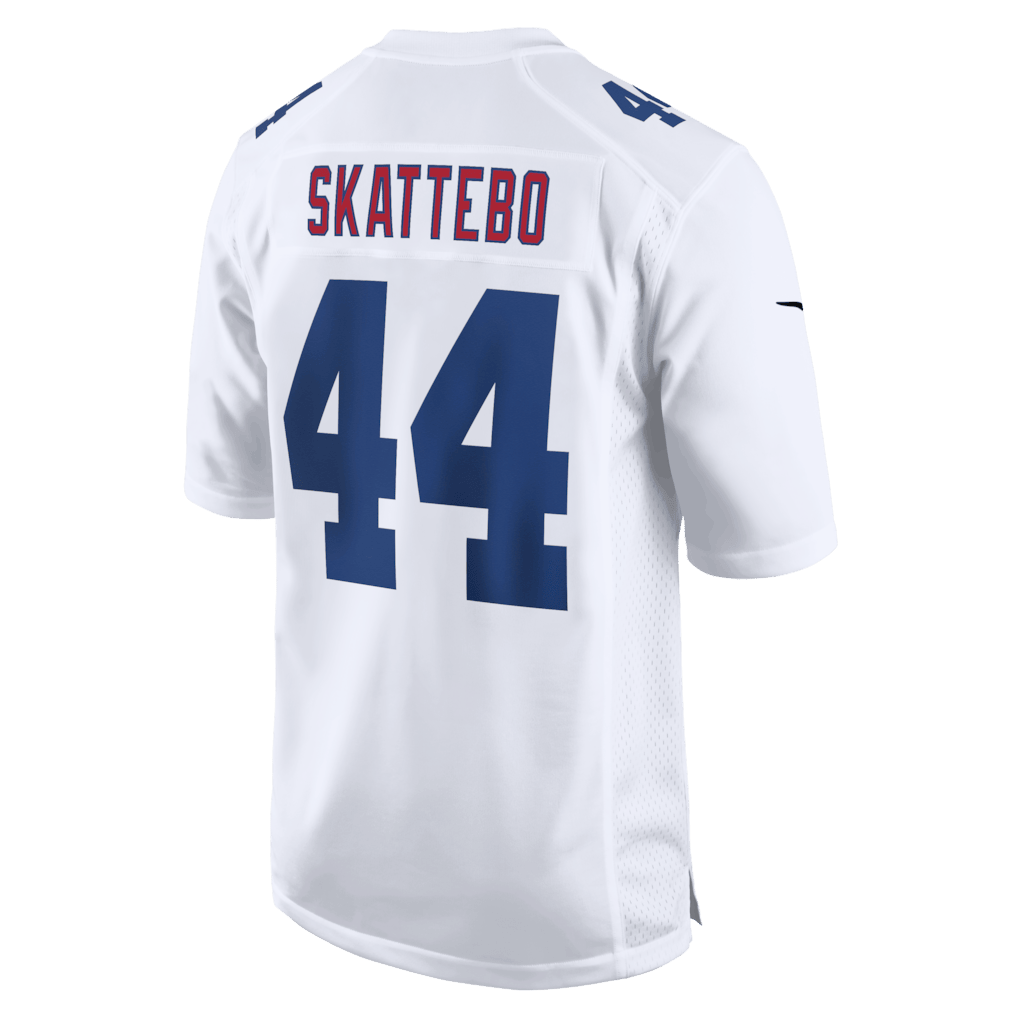 Cam Skattebo 44 New York Giants Fashion Game Men Jersey - Tundra White