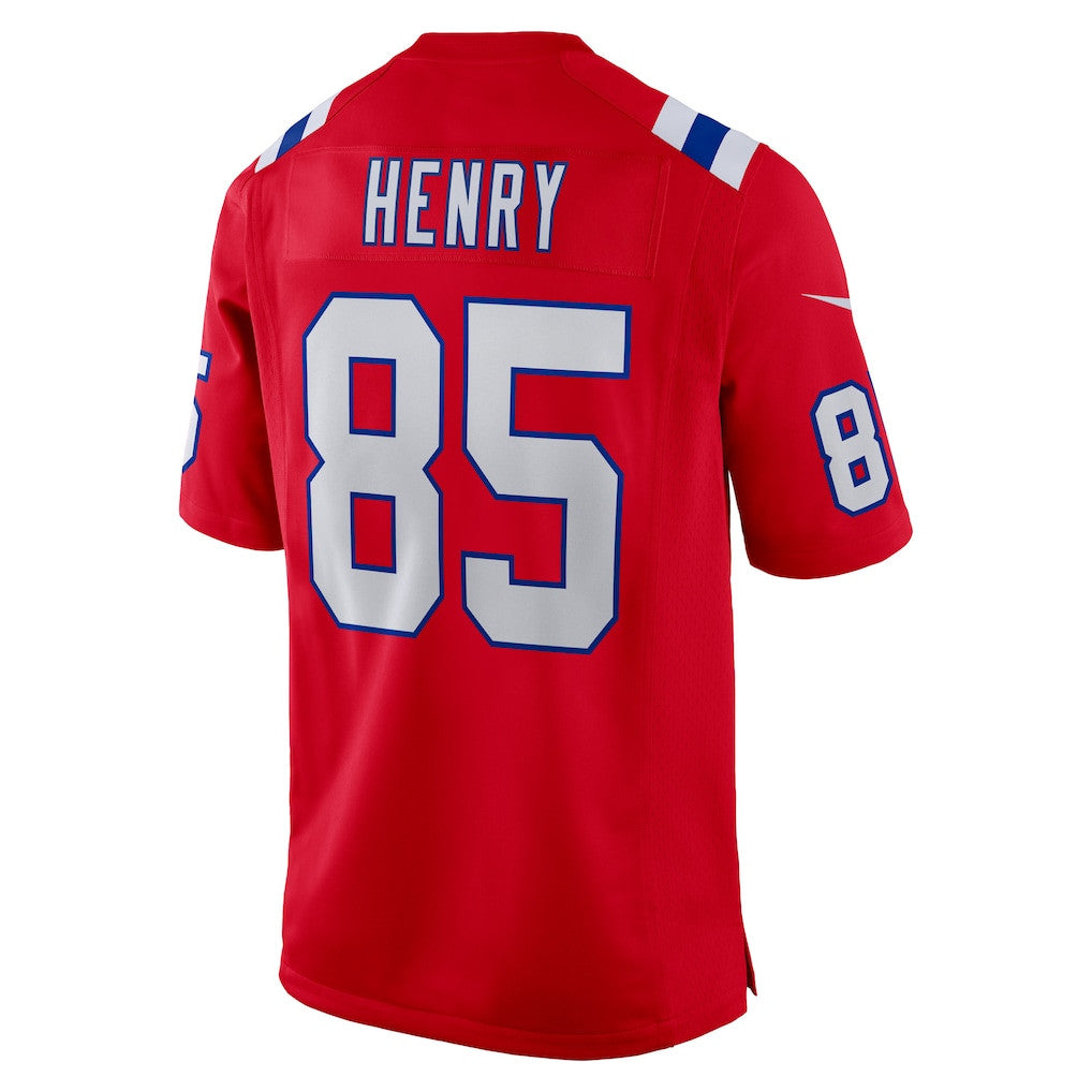Hunter Henry 85 New England Patriots Game Alternate Men Jersey - Red