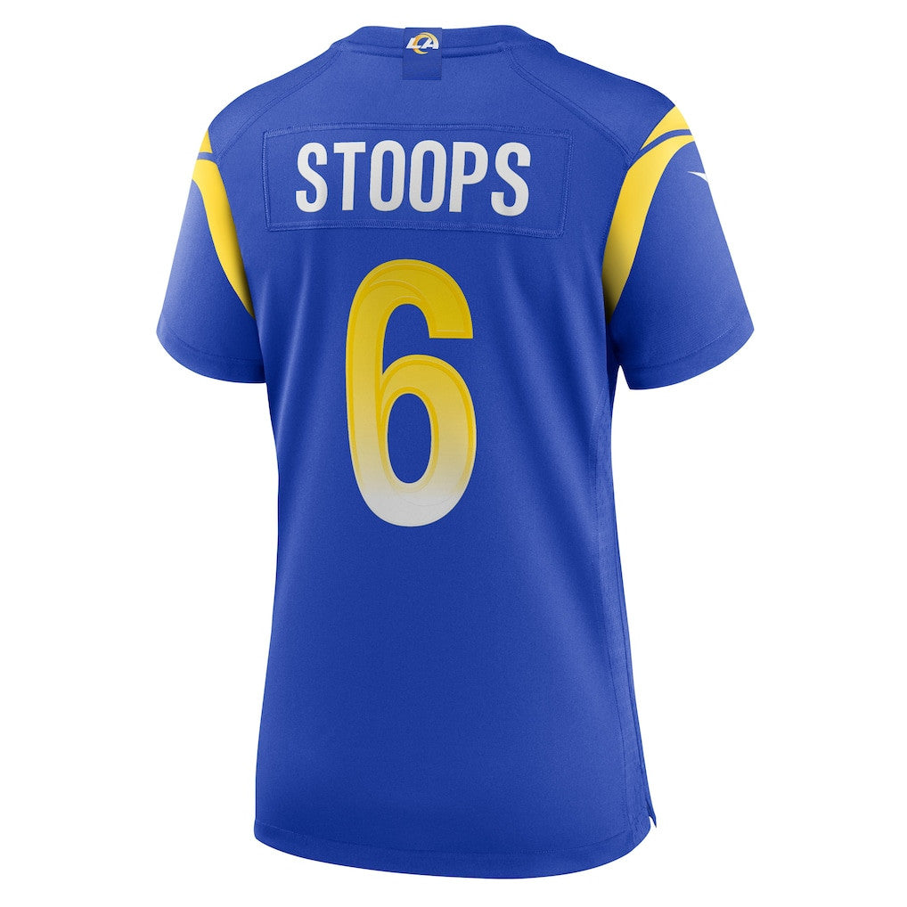 Drake Stoops 6 Los Angeles Rams Women's Team Game Jersey - Royal