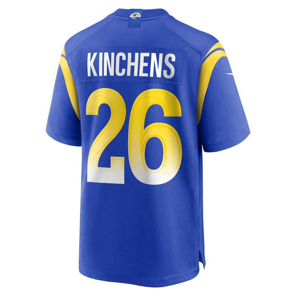 Kamren Kinchens 26 Los Angeles Rams Team Game Men Jersey - Royal