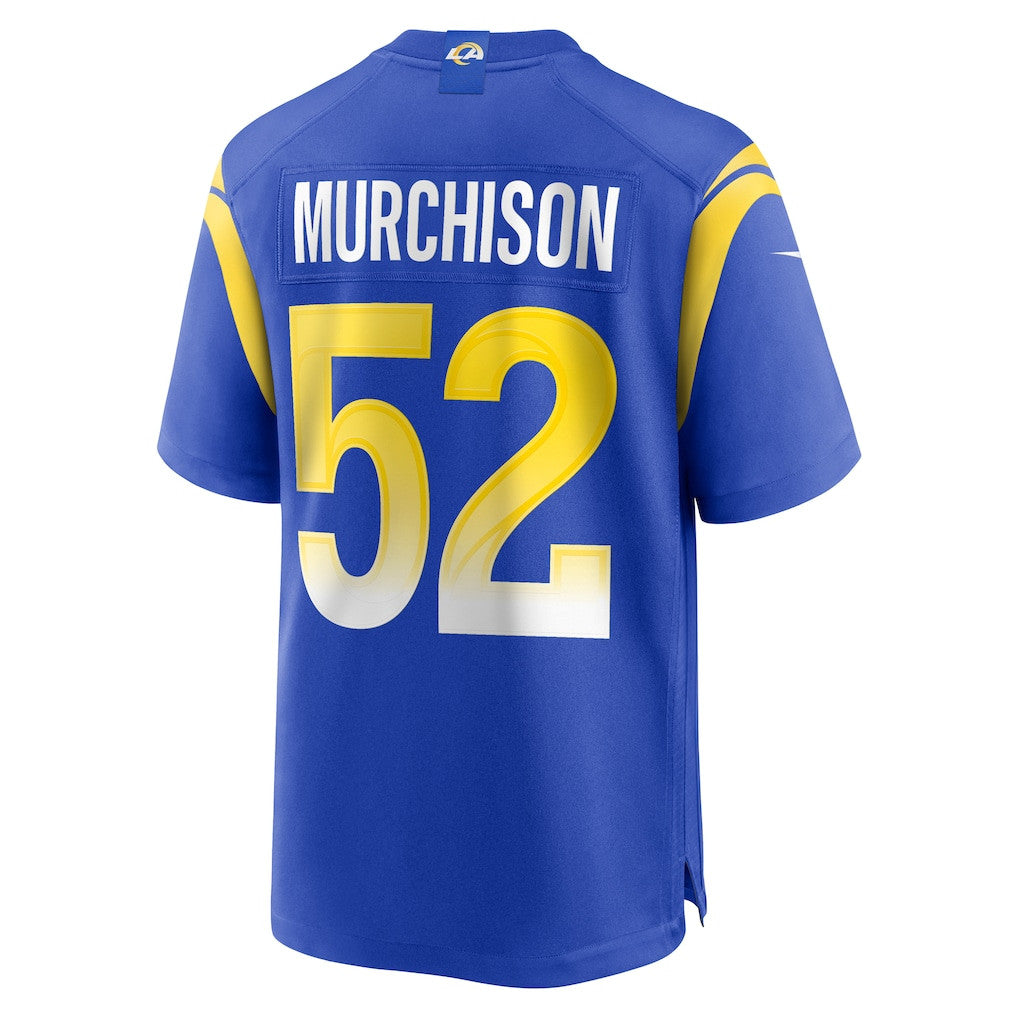 Larrell Murchison 52 Los Angeles Rams Game Men Jersey - Royal
