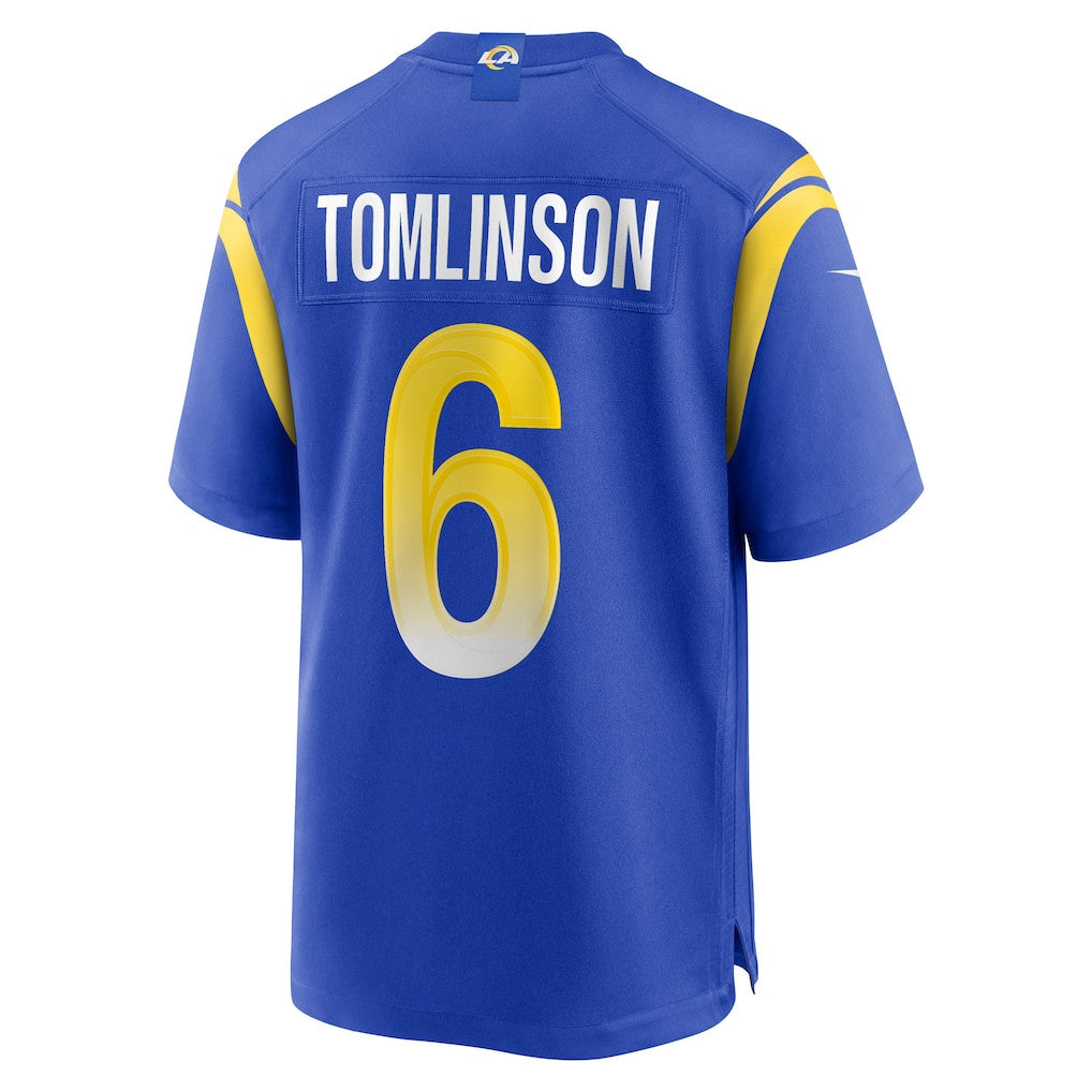 Tre'Vius Hodges-Tomlinson 6 Los Angeles Rams Game Men Jersey - Royal