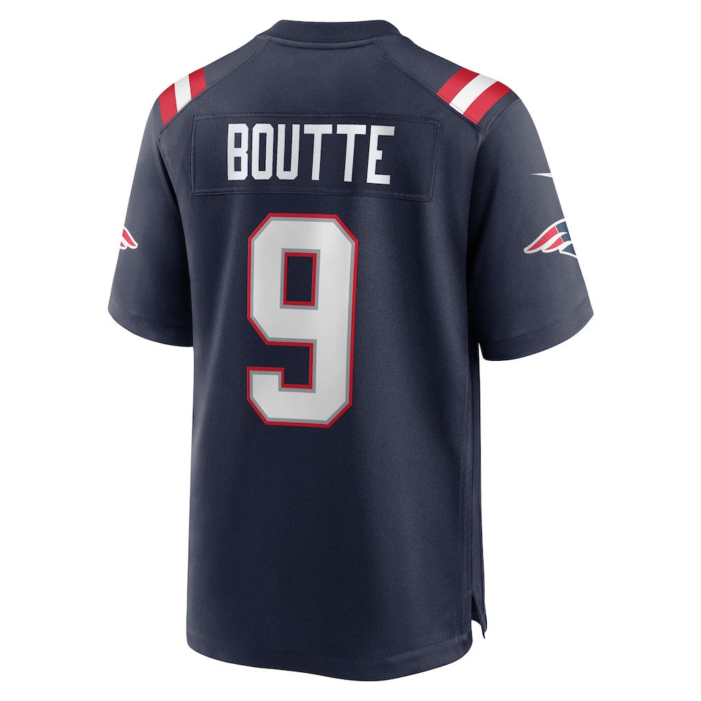 Kayshon Boutte 9 New England Patriots Game Men Jersey - Navy