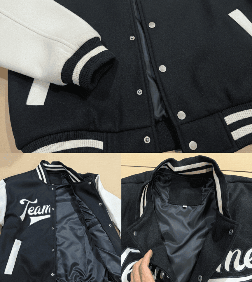 Pittsburgh Steelers Varsity Jacket – Fully Embroidered Logos, Fan Edition