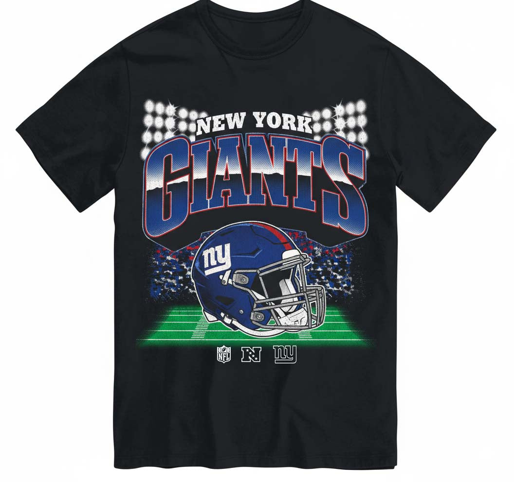 New York Giants Men's NFL Teams Blindside T-Shirt - Black