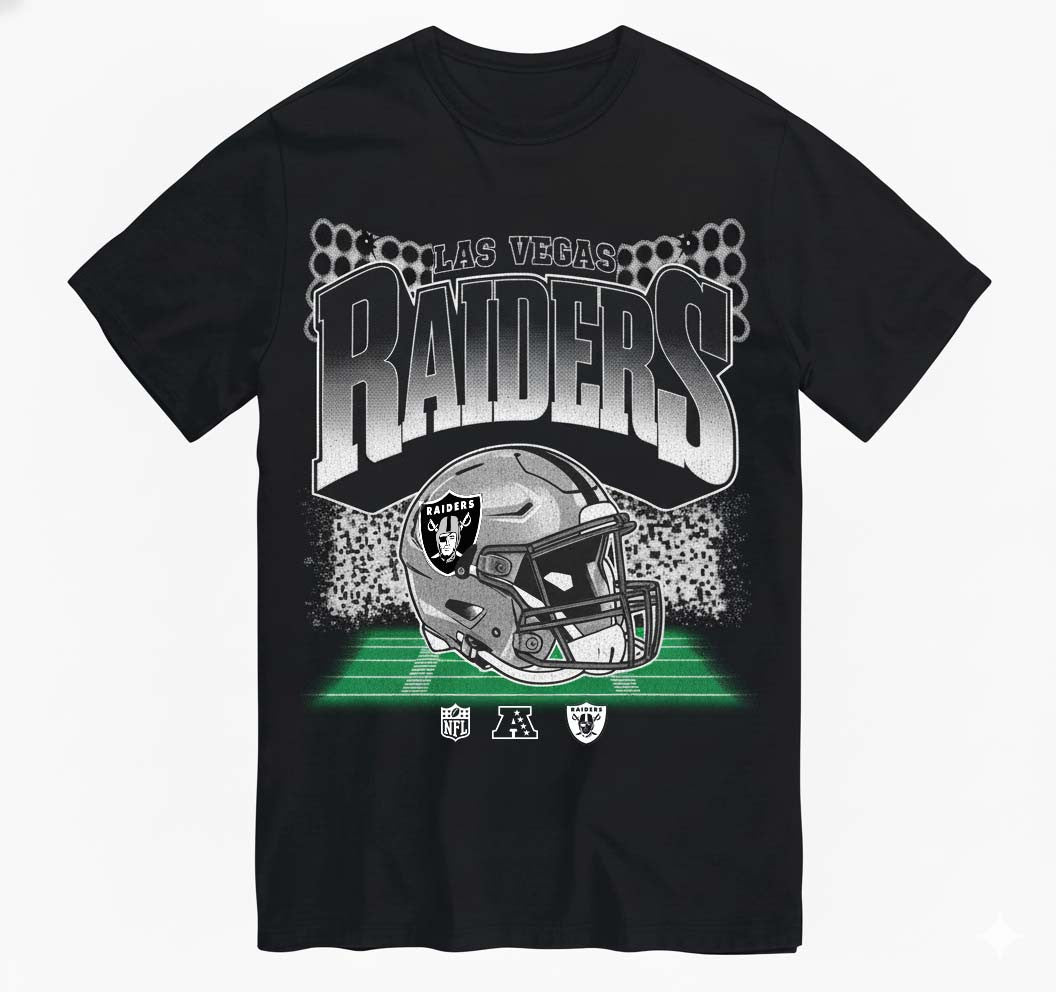 Las Vegas Raiders Men's NFL Teams Blindside T-Shirt - Black