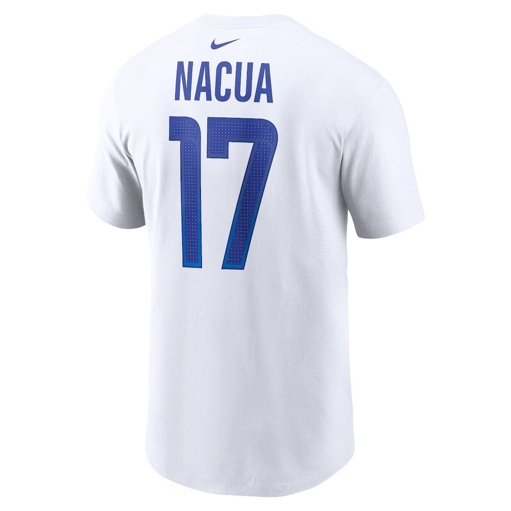 Puka Nacua 17 Los Angeles Rams T-Shirt - White
