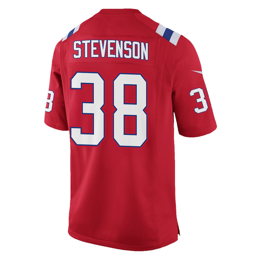Rhamondre Stevenson 38 New England Patriots YOUTH 2026 Super Bowl LX - Alternate Game Jersey - Red
