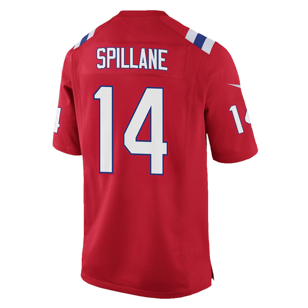 Robert Spillane 14 New England Patriots YOUTH 2026 Super Bowl LX - Alternate Game Jersey - Red