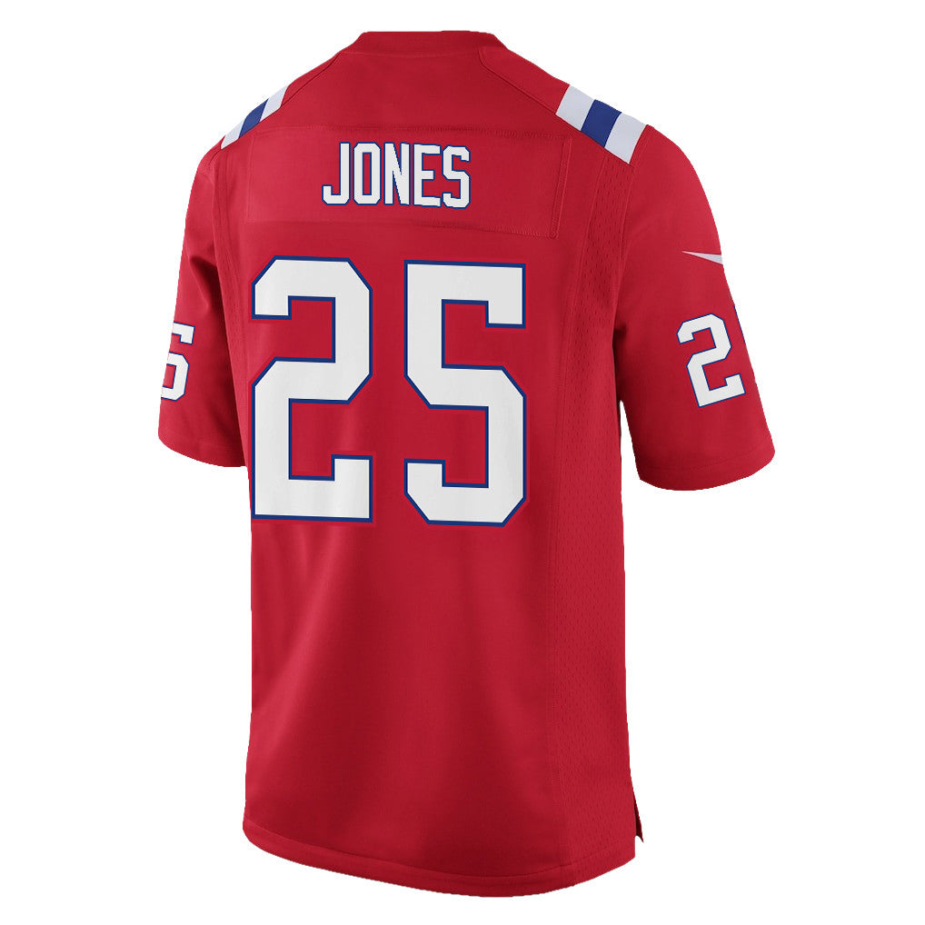 Marcus Jones 25 New England Patriots YOUTH 2026 Super Bowl LX - Alternate Game Jersey - Red