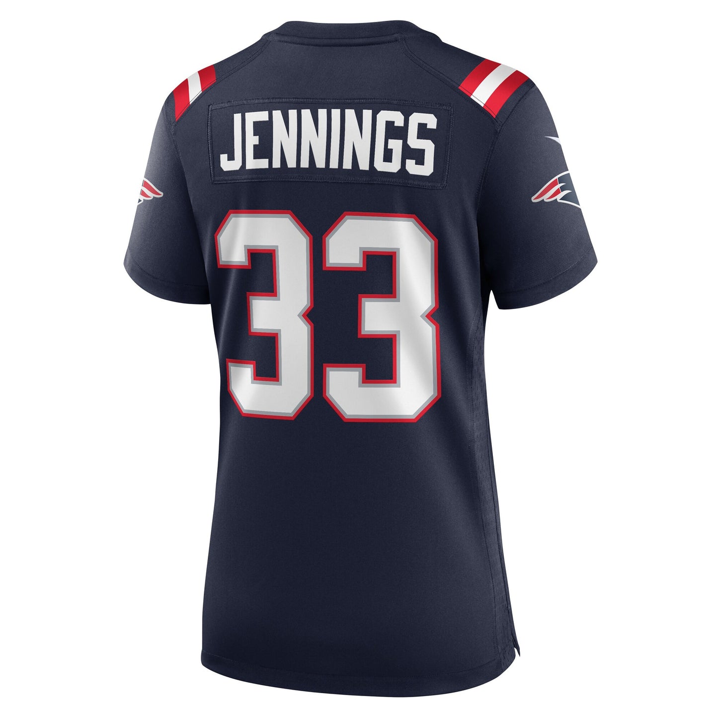 Anfernee Jennings 33 New England Patriots 2026 Super Bowl LX - Women's Game Jersey - Navy
