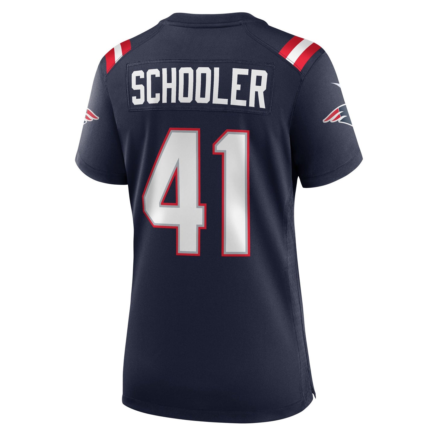 Brenden Schooler 41 New England Patriots 2026 Super Bowl LX - Women's Game Jersey - Navy