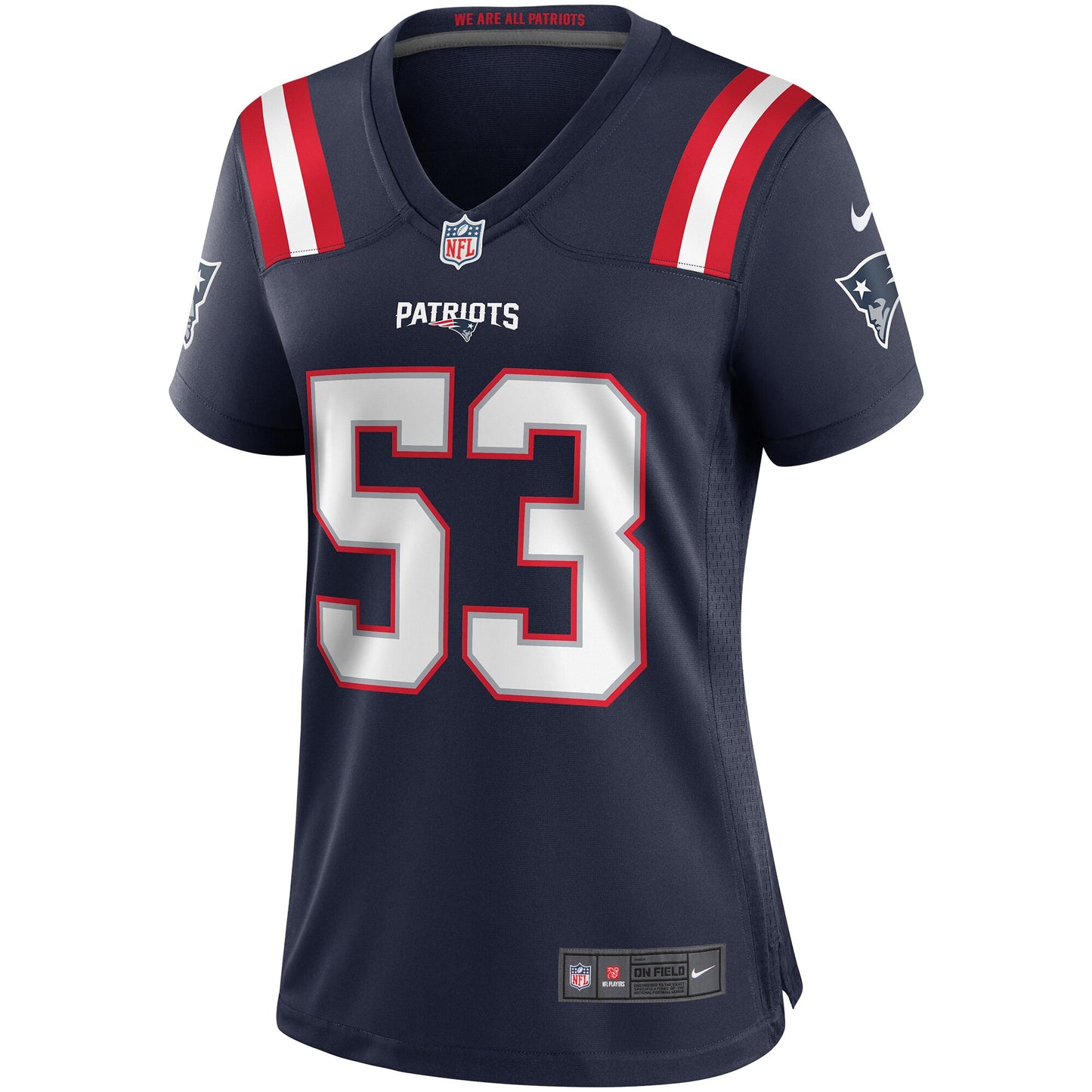 Chris Slade 53 New England Patriots 2026 Super Bowl LX - Women's Game Jersey - Navy