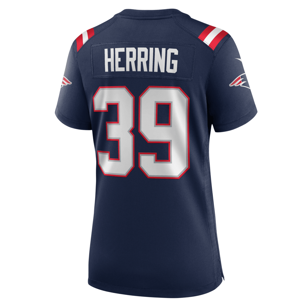 Tyron Herring 39 New England Patriots 2026 Super Bowl LX - Women's Game Jersey - Navy