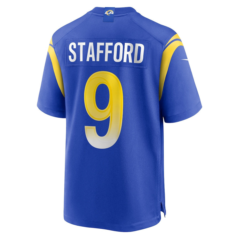 Matthew Stafford 9 Los Angeles Rams 2026 Super Bowl LX - Royal Game Player Jersey