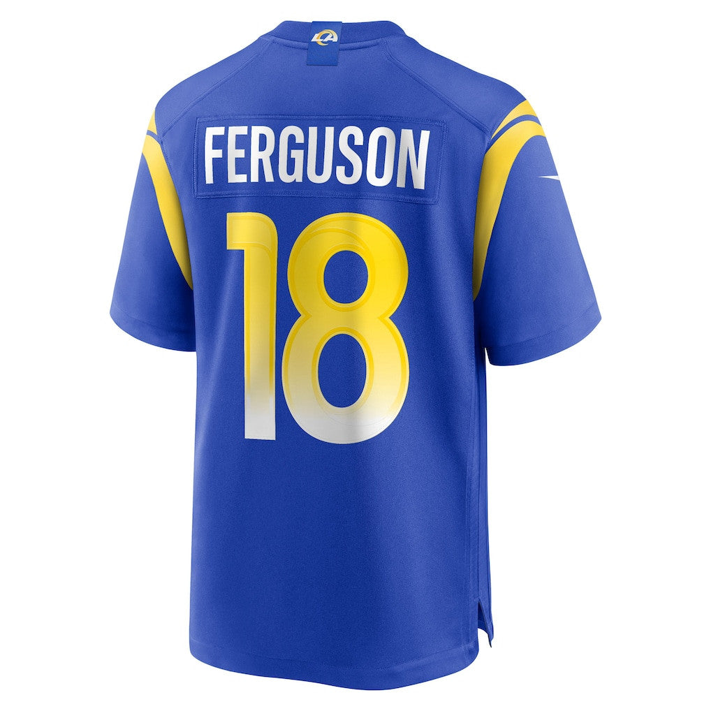 Terrance Ferguson 18 Los Angeles Rams 2026 Super Bowl LX - Royal Game Player Jersey