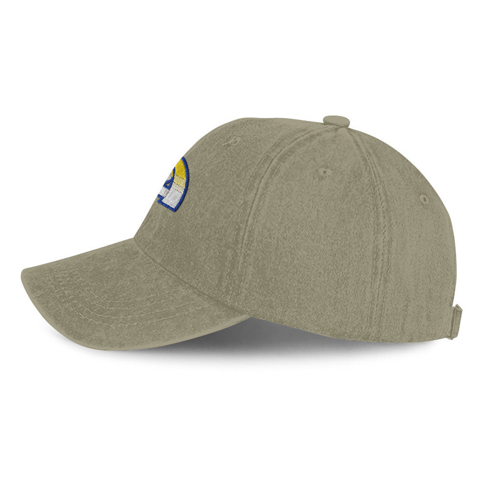 Los Angeles Rams 25/26 Washed Cotton Cap – Logo Iconic Printed Graphic - Olive Khaki