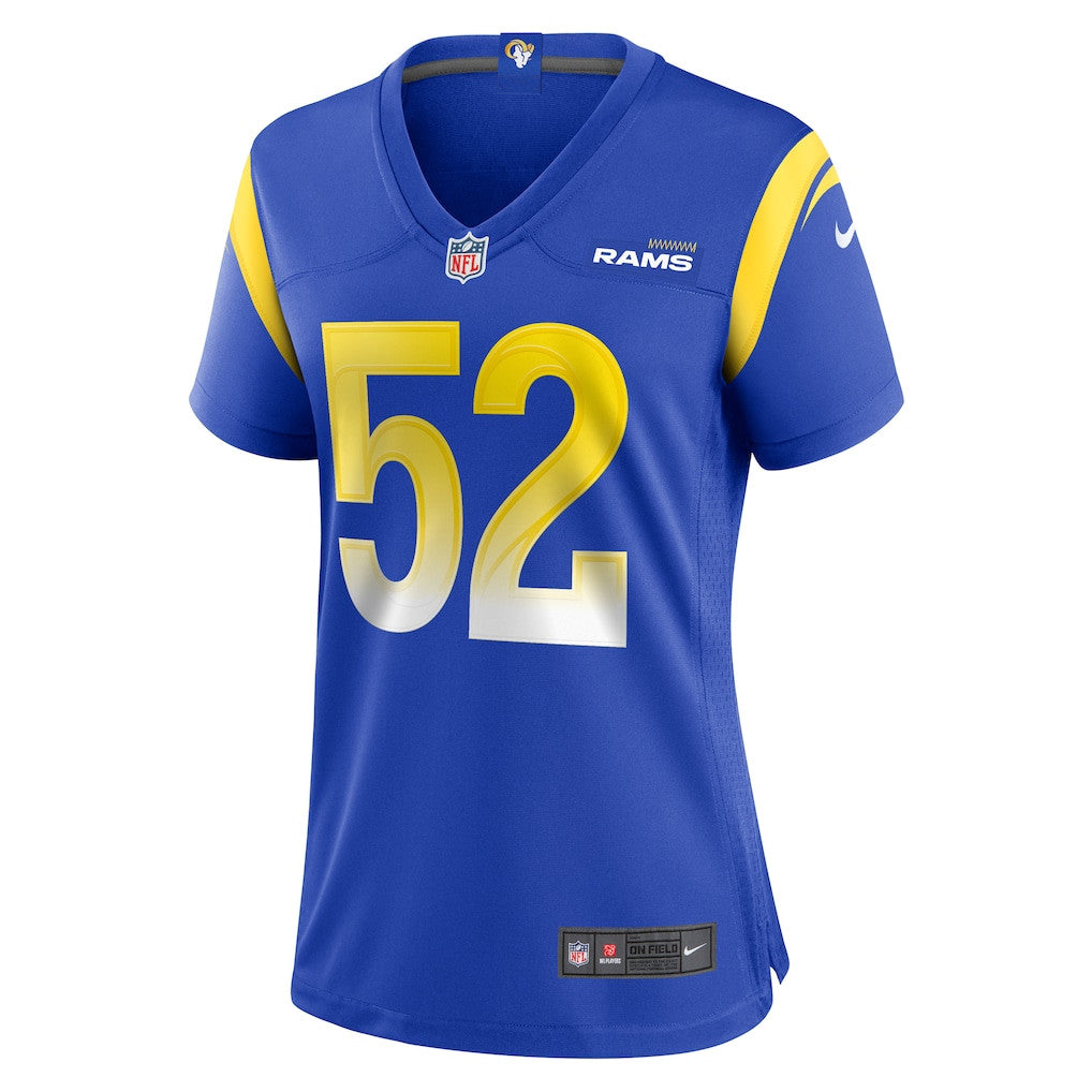 Larrell Murchison 52 Women's Los Angeles Rams 2026 Super Bowl LX - Royal Team Game Jersey