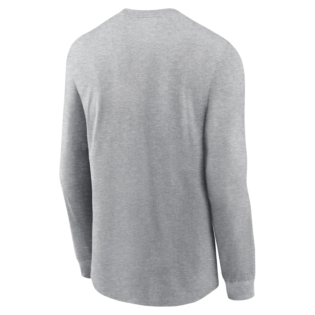 New England Patriots Super Bowl LX Fast As Fast Gets Long Sleeve T-Shirt - Heather Gray