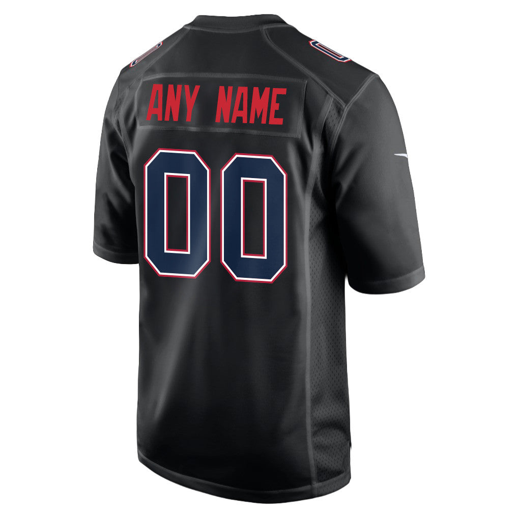 New England Patriots Super Bowl LX Champions Confronting The Opponent Custom Fashion Game Jersey - Black