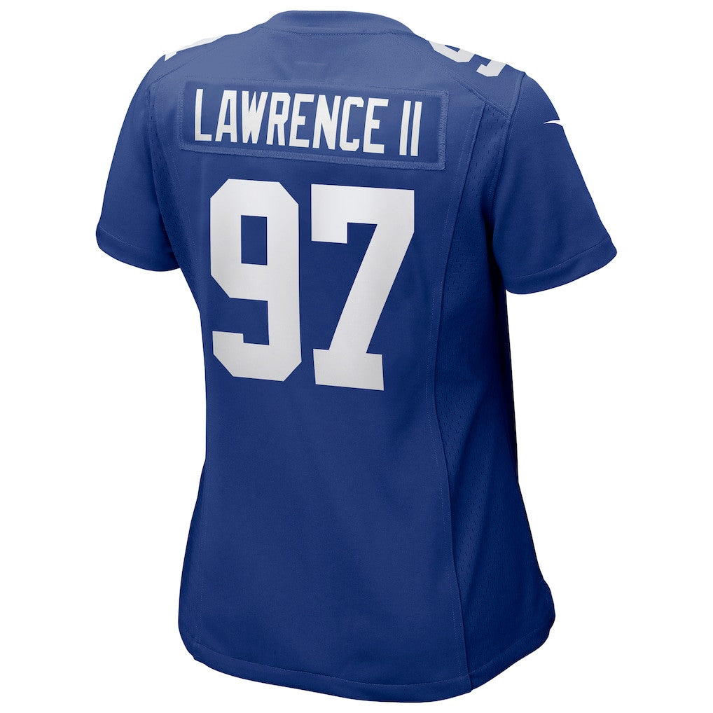 Dexter Lawrence II 97 New York Giants Women's Game Jersey - Royal